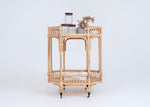 Load image into Gallery viewer, Rattan Bar Cart
