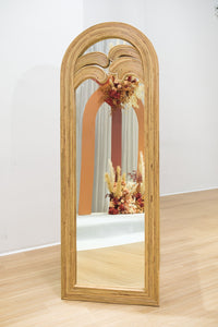 Bamboo Palm Arch Mirror
