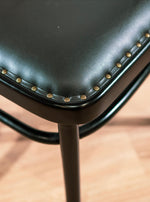 Load image into Gallery viewer, Prescott Black Dining Chair With Leather Seat
