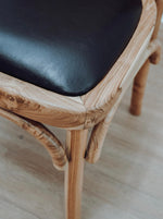 Load image into Gallery viewer, Dining Chair With Leather Seat
