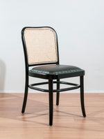 Load image into Gallery viewer, Prescott Black Dining Chair With Leather Seat
